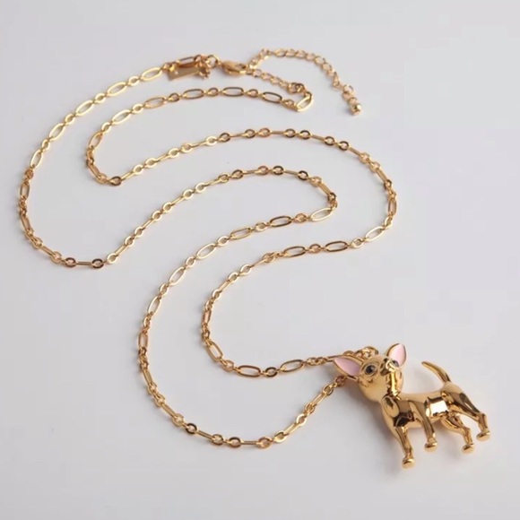 KATE SPADE • Haute Stuff Chihuahua Long Necklace - Picture 6 of 6